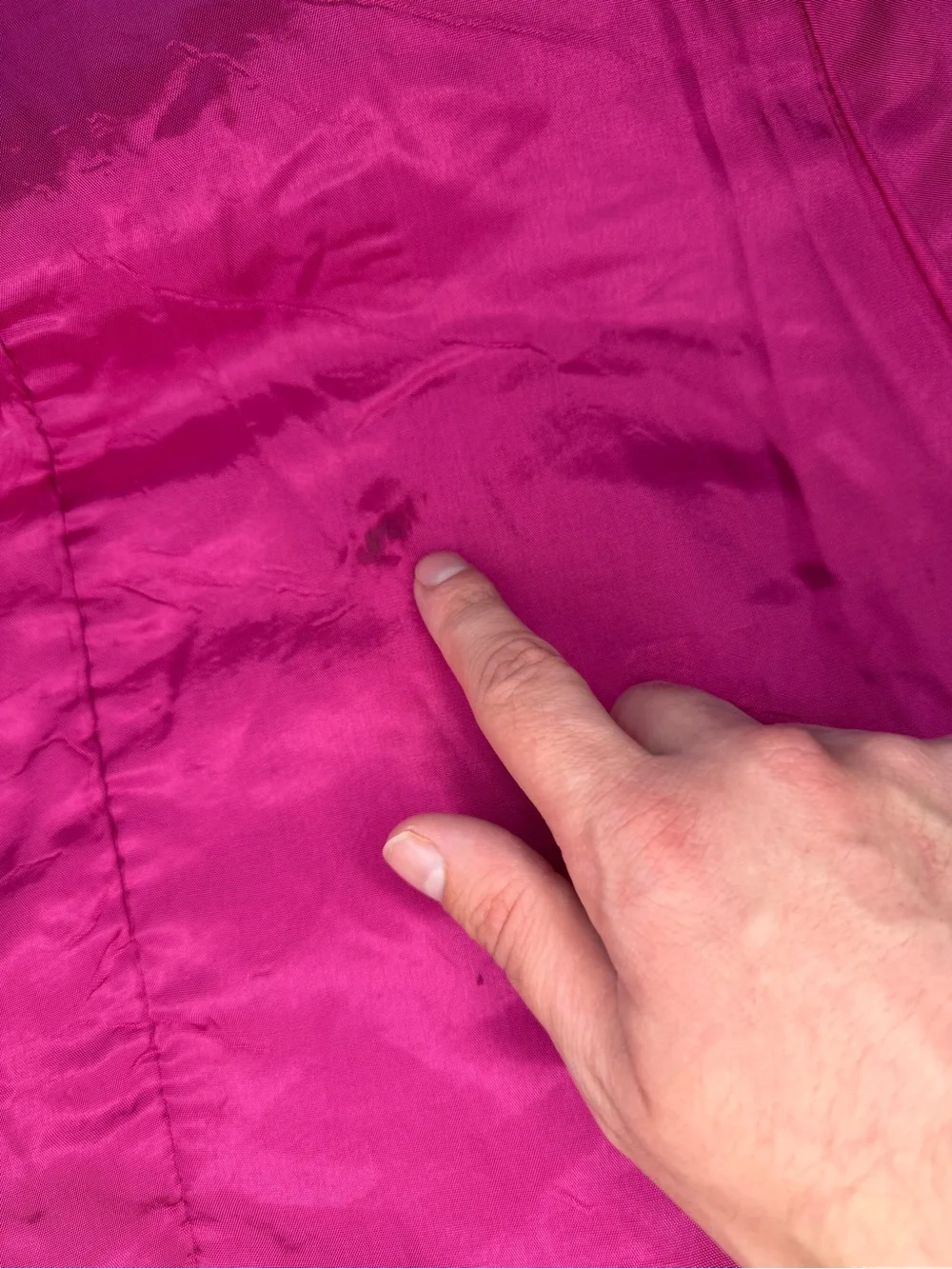 Vintage Rothschild Girls Wool Coat Pink Velvet Bow USA Sz 4